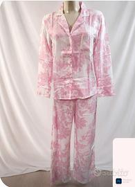Pigiama Goldenpoint bianco e rosa
