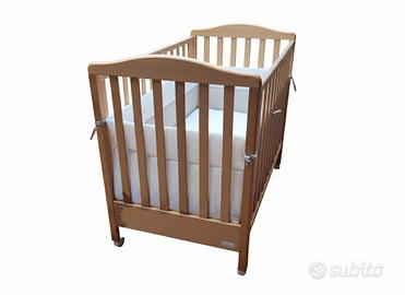 Lettino Culla in Legno con Ruote