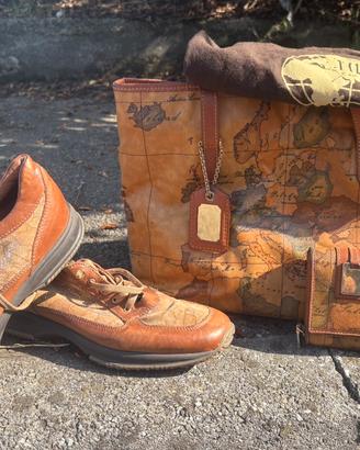 Prima classe borsa con portafoglio e scarpe