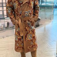 ETRO lussuoso cappotto trench in vera pelle!