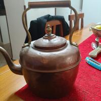 vecchia teiera rame