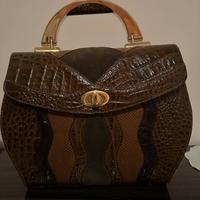 Borsa di Coccodrillo Originale Vintage