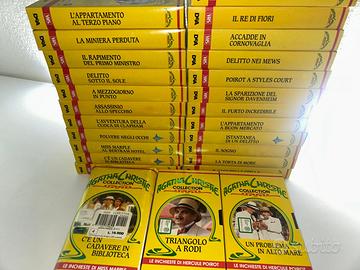 Lotto 26 VHS Videocassette di " Agata Christie "