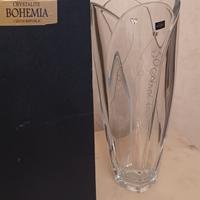 Vaso vetro cristallo crystalite bohemia