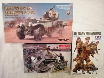 Lotto Meng / Tamiya 1/35 - Prima guerra Mondiale