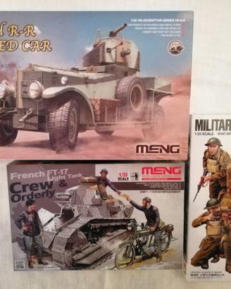 Lotto Meng / Tamiya 1/35 - Prima guerra Mondiale