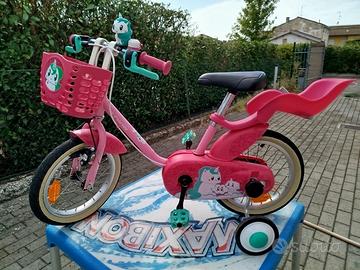 bicicletta bambina b'twin unicorn 14"