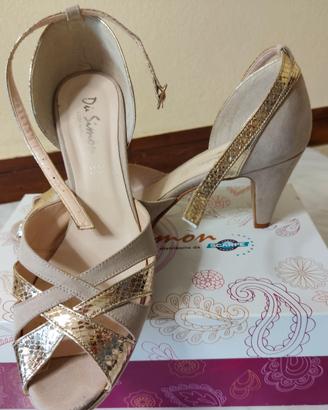 Scarpe eleganti donna n.40 vera pelle