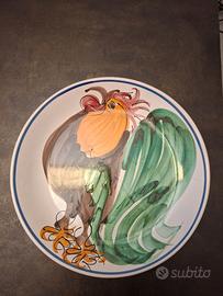 Grande piatto in ceramica vintage