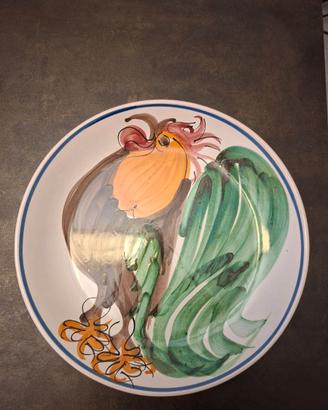 Grande piatto in ceramica vintage