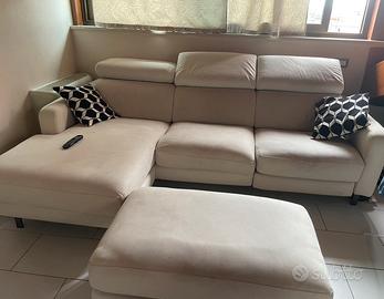 Divano poltrone e sofà angolare con relax elettric