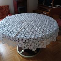 copritavolo rotondo color corda