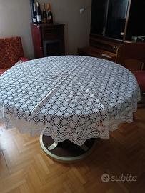 copritavolo rotondo color corda