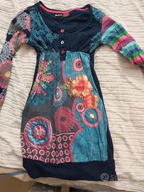 vestito desigual bimba 7 anni