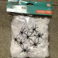 Decorazione con 8 ragni per Halloween