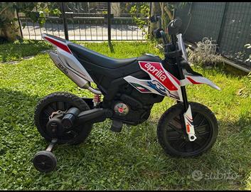 Mini moto elettrica bimbo aprilia RX