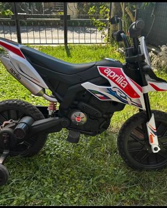Mini moto elettrica bimbo aprilia RX