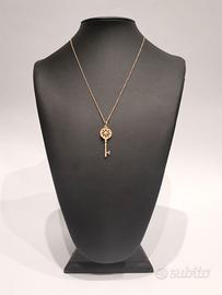 Collana Tiffany con pendente Daisy Key oro 18KT