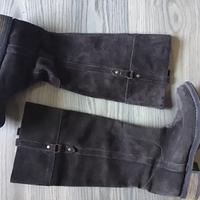 Stivali camoscio marrone Fornarina tg 38