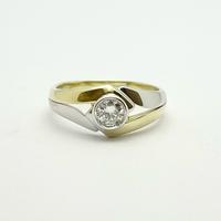 ANELLO oro18kt diamante naturale