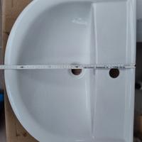 lavello bagno sospeso pensile 60 cm