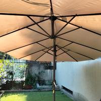 Ombrellone da Giardino Doppio 460x270cm con Base a