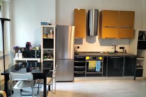 Monolocale con box arredato