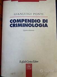 COMPENDIO DI CRIMINOLOGIA PONTI cortina editore