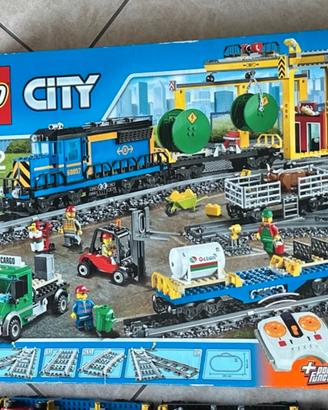 Lego city 60052  treno merci + kit binari 7499