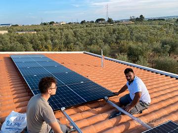 kit senza pratica Enel autonomo 3kw bat litio2,5kw