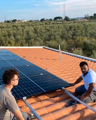kit senza pratica Enel autonomo 3kw bat litio2,5kw