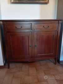 Mobile ingresso legno massello stile arte povera