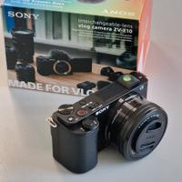 Fotocamera Sony ZV-E10 4K + obbiettivo e garanzia
