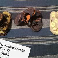 Saldali e scarpe bimbo e bimba