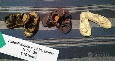 Saldali e scarpe bimbo e bimba