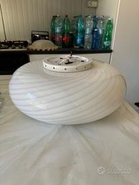 Plafoniera in vetro di Murano