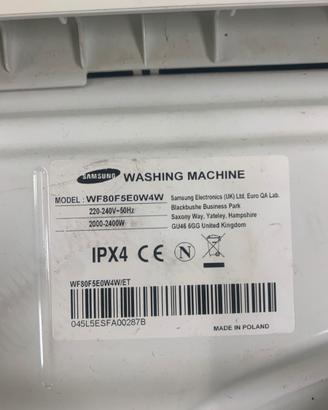 Lavatrice Samsung 8kg