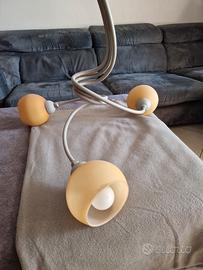 lampadario con lampadine a led