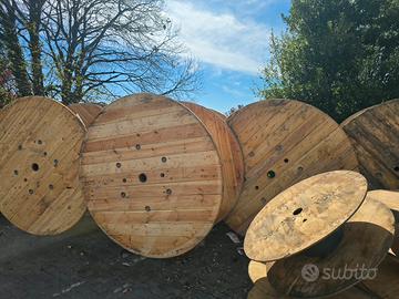 Bobine legno grandi per tavolo / arredo / bruciare
