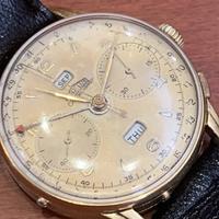 Angelus CHRONODATO anni 50 in oro calendario compl