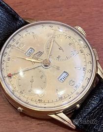 Angelus CHRONODATO anni 50 in oro calendario compl