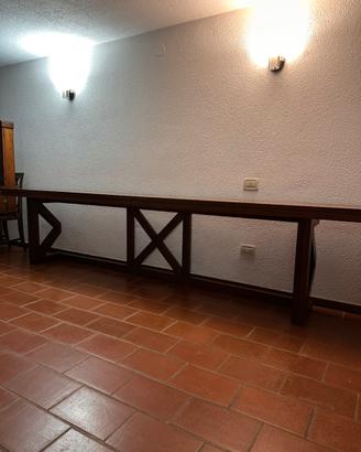 Tavolo modernariato con 12 sedie