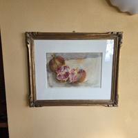 Acquerello "Melograno" di Mario Calandri