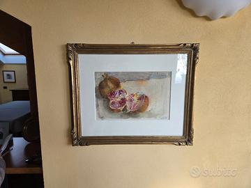 Acquerello "Melograno" di Mario Calandri