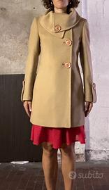 Cappotto donna cammello