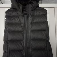 Piumino smanicato grigio perla UNIQLO woman M