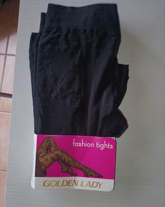 Collant a fiori Golden point