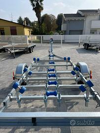 rimorchio trasporto barca o gommone 1300Kg totali