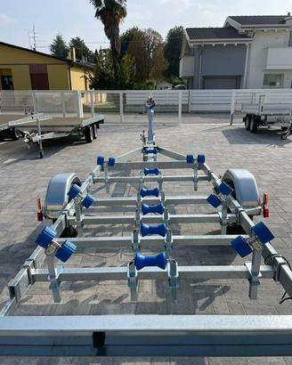 rimorchio trasporto barca o gommone 1300Kg totali