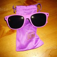 Occhiali da sole color lilla nuovi